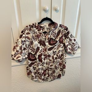 paisley blouse brand new with tags